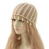 أغطية رأس محبوكة بشريط بيجي مع قطع أزياء منسوخة Item Picture